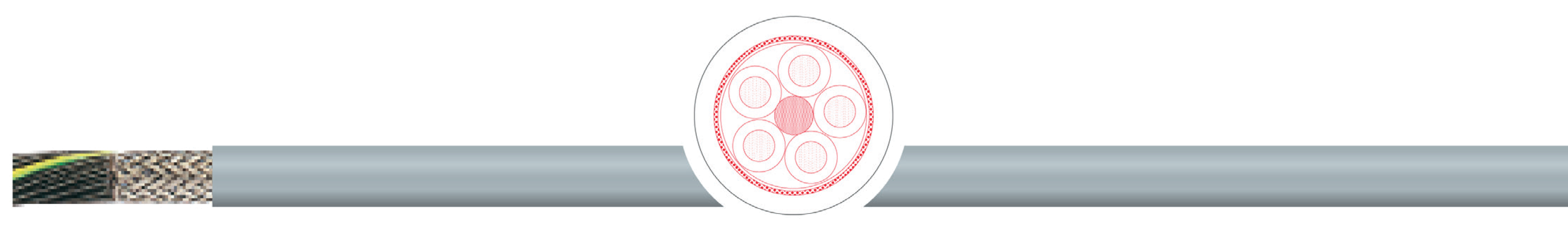 OPVC-JB Cabo flexível com vias coloridas