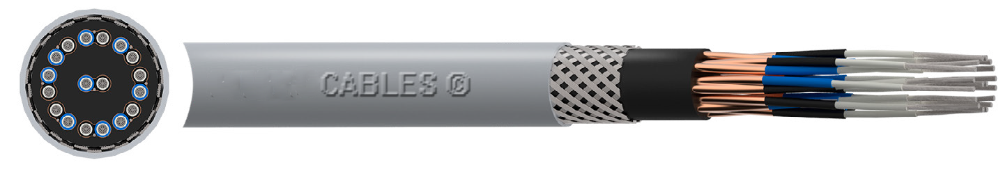 OPVC-JB Cabo flexível com vias coloridas