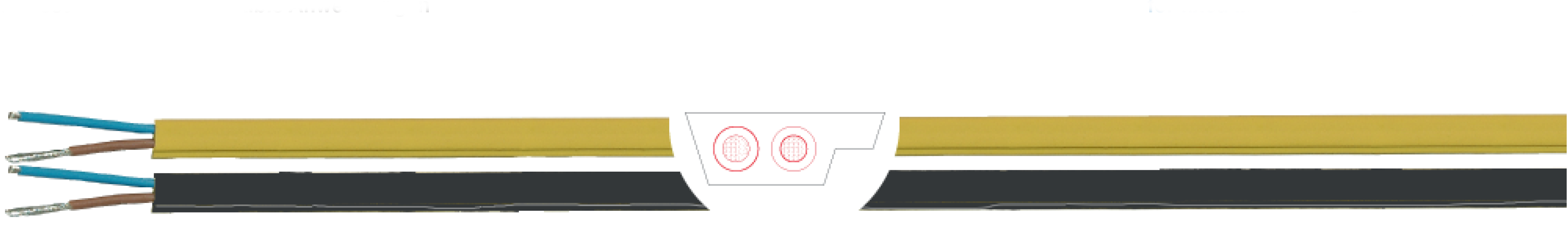 OPVC-JB Cabo flexível com vias coloridas