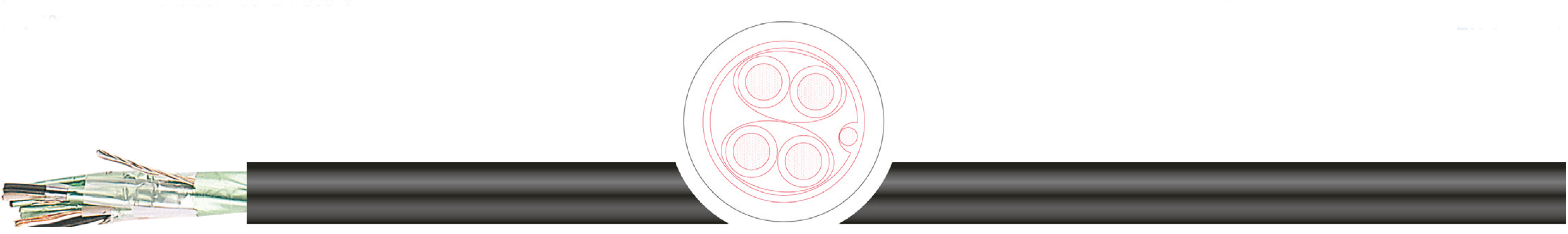 OPVC-JB Cabo flexível com vias coloridas