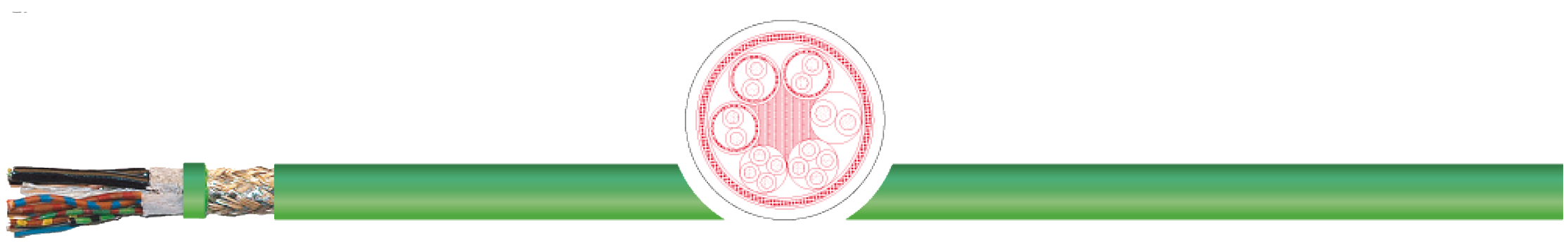 OPVC-JB Cabo flexível com vias coloridas