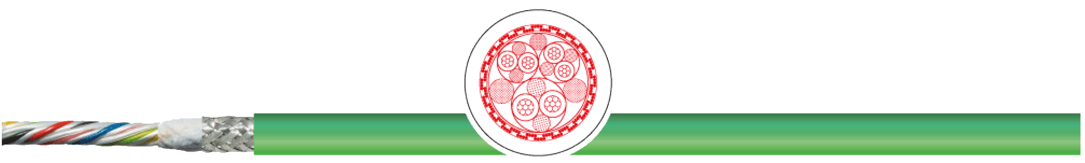 OPVC-JB Cabo flexível com vias coloridas