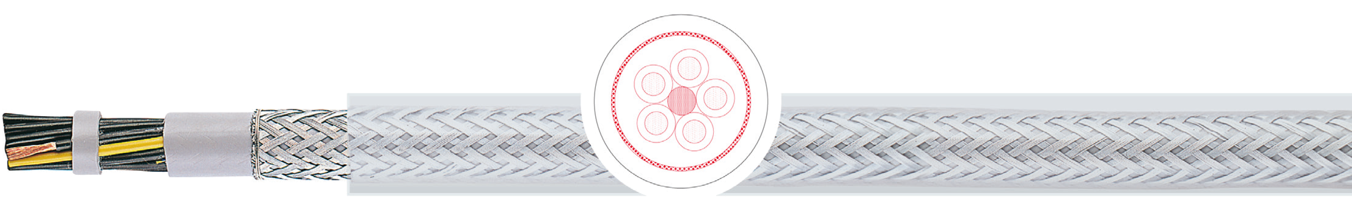 OPVC-JB Cabo flexível com vias coloridas