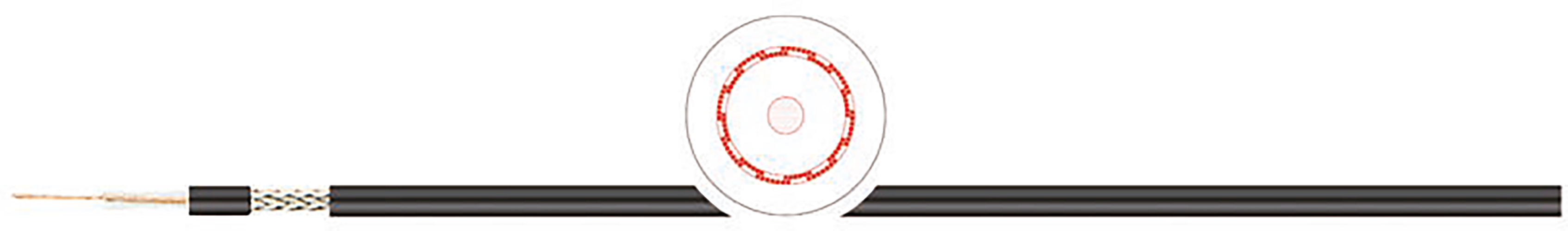OPVC-JB Cabo flexível com vias coloridas