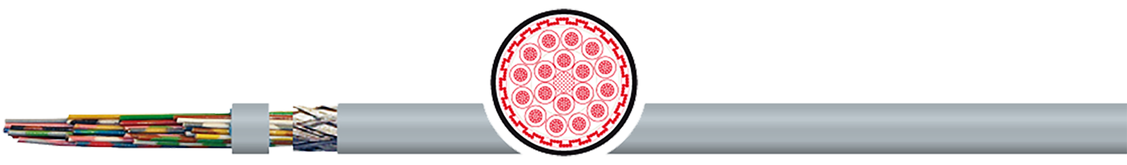 OPVC-JB Cabo flexível com vias coloridas