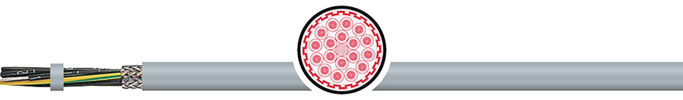 OPVC-JB Cabo flexível com vias coloridas