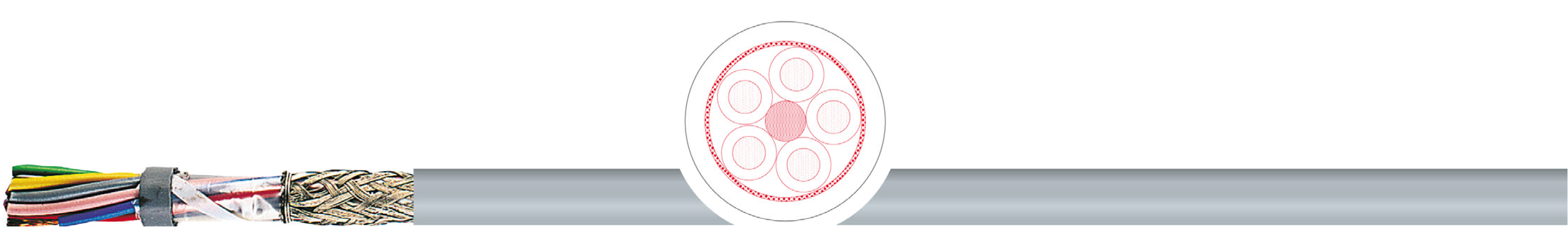 OPVC-JB Cabo flexível com vias coloridas