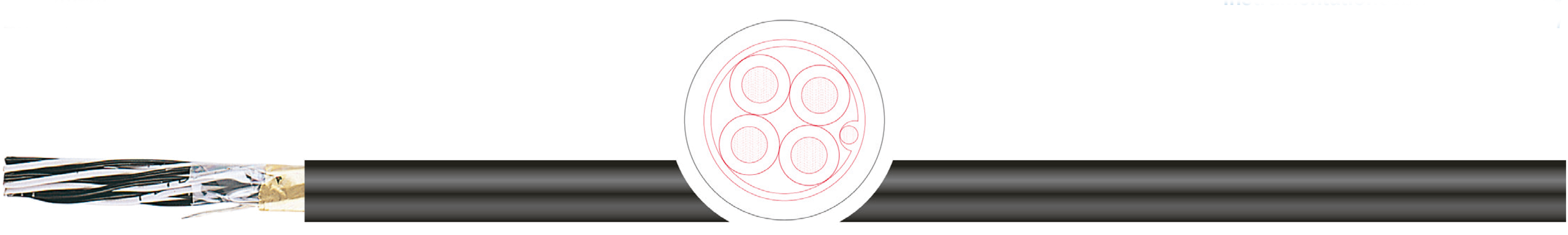 OPVC-JB Cabo flexível com vias coloridas