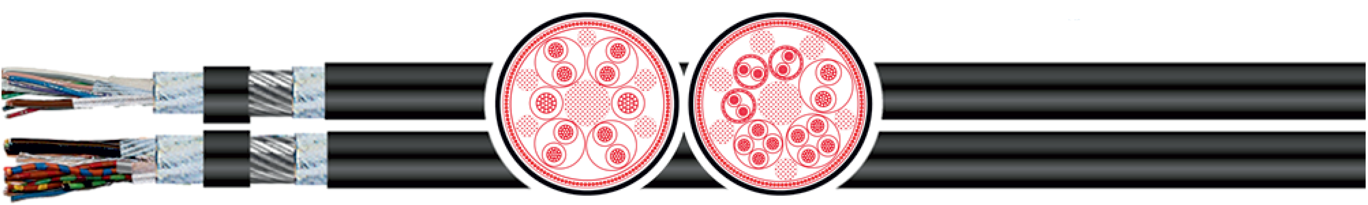 OPVC-JB Cabo flexível com vias coloridas